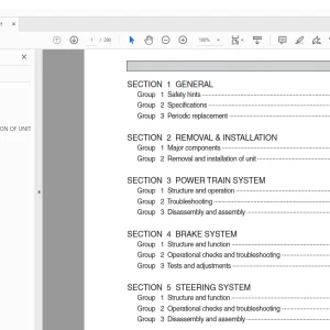 Hyundai Forklift 40B-9 45B-9 50B-9 Service Manual - PDF