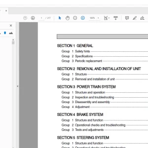 Hyundai Forklift 60L-7A 70L-7A Service Manual - PDF