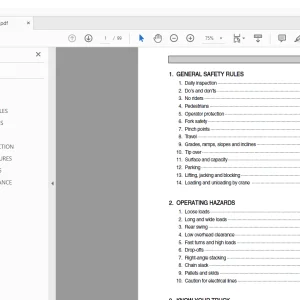 Hyundai Forklift BRJ Operator's Manual 2023 - PDF DOWNLOAD