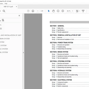 Hyundai Forklift HBF15T-5 HBF18T-5 Service Manual - PDF