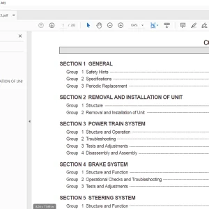 Hyundai Forklift HLF 15CIII HLF 18CIII Service Manual - PDF