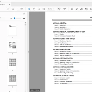 Hyundai Forklift HLF20/25/30-5 HLF20/25/30C-5 Service Manual - PDF