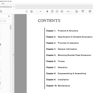 Hyundai HDB BREAKERS Operators Manual - PDF DOWNLOAD