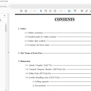 Hyundai HL770-9S PF Wheel Loader Operator Manual - PDF DOWNLOAD