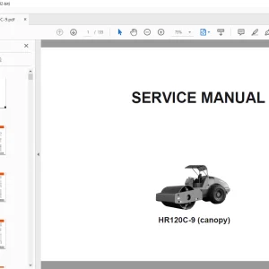 Hyundai HR110/120/140C-9 (Tier4F) Operator's & Service Manual - PDF DOWNLOAD