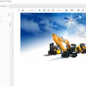 Hyundai HX300AL Crawler Excavator Operator's Manual 2023 -  PDF DOWNLOAD