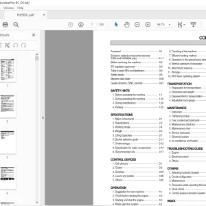 Hyundai HX900L Crawler Excavator Operator's Manual 2023 - PDF DOWNLOAD