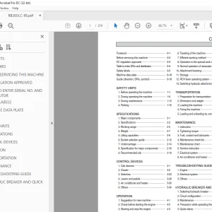Hyundai RB260LC-9S Brazil Operator Manual - PDF DOWNLOAD