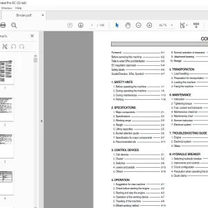 Hyundai Wheel Excavator R55W-3 Operator Manual  - PDF DOWNLOAD