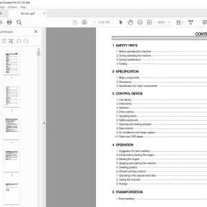 Hyundai Wheel Loader HB930ST/HB940ST Operator Manual 2024