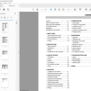 Hyundai Wheel Loader HL730TM-7 Operator Manual  - PDF