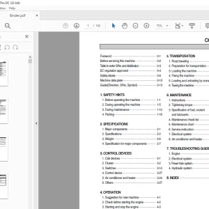 Hyundai Wheel Loader HL740-7A Operator Manual - PDF DOWNLOAD