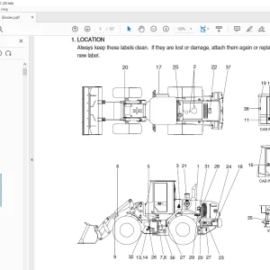 Hyundai Wheel Loader HL740TM-7A Operator Manual - PDF