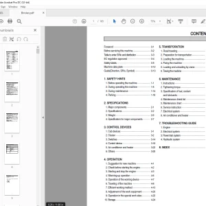Hyundai Wheel Loader HL760-7A Operator Manual  - PDF DOWNLOAD