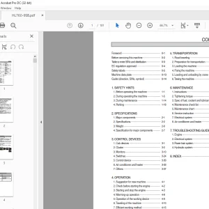 Hyundai Wheeled Loader HL760-9S Operator Manual