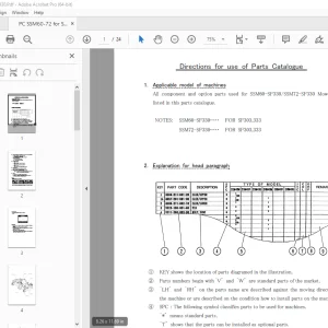 ISEKI Mower SSM60-SF330 SSM72-SF330 Parts Manual - PDF DOWNLOAD