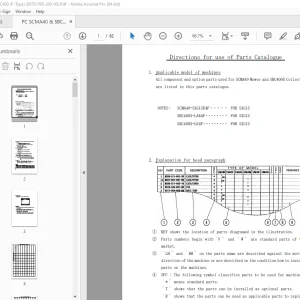 ISEKI SCMA40 Mower & SBC400X Collector Parts Manual - PDF DOWNLOAD