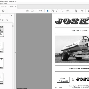 Joskin Modulo2 15246/070 Ersatzteilhandbuch - PDF DOWNLOAD