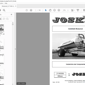 Joskin Modulo2 21146/084 Ersatzteilhandbuch - PDF DOWNLOAD
