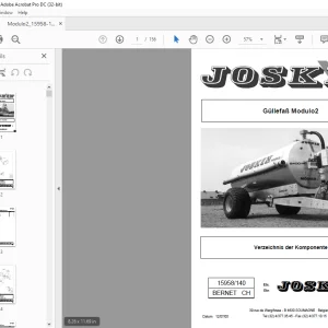 Joskin Modulo2 Ersatzteilhandbuch - PDF DOWNLOAD