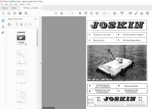 Joskin TR185 C2 ATR185 C2 Ersatzteilhandbuch - PDF DOWNLOAD