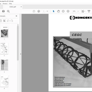 KONGSKILDE CEGC Parts Manual - PDF DOWNLOAD