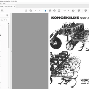 KONGSKILDE Vibro Corn VCO VCOF Parts Manual - PDF DOWNLOAD