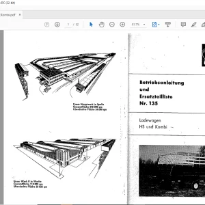 KRONE Ladewagen HS und Kombi Betriebsanleitung und Ersatzteilliste Manual