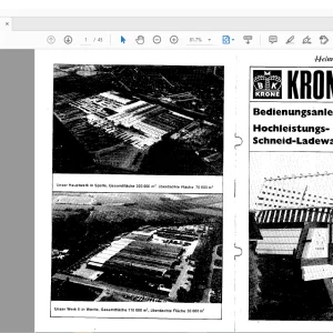 KRONE Ladewagen HSL 2402 Bedienungsanleitung Manual - PDF