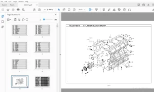 Kioti DK551 Parts Manual - PDF
