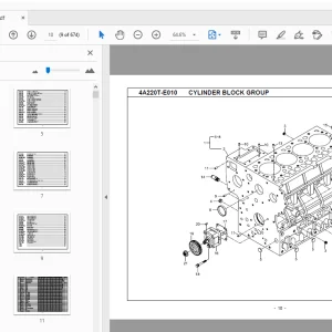 Kioti DK551 Parts Manual - PDF