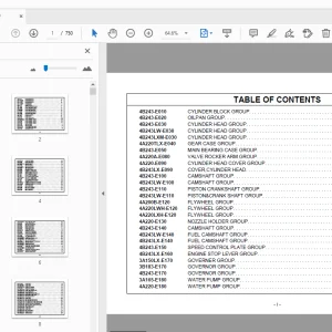 Kioti EX50 Parts Manual - PDF