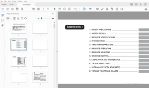 Kioti KB2475 Parts Manual - PDF