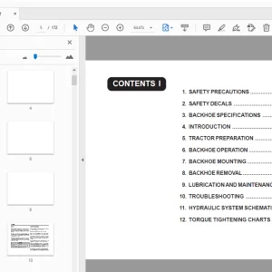 Kioti KB2475 Parts Manual - PDF