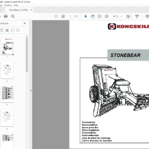 Kongskilde STONEBEAR Part List Manual - PDF DOWNLOAD