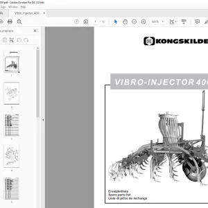 Kongskilde VIBRO- INJECTOR 4000 Part List Manual - PDF DOWNLOAD