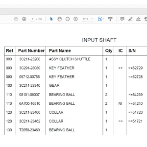 Kubota TRACTOR M5040HDC_2 PARTS LIST Manual - PDF DOWNLOAD