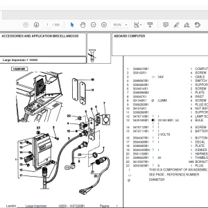 Landini 16550 Accessories Parts Manual - PDF DOWNLOAD