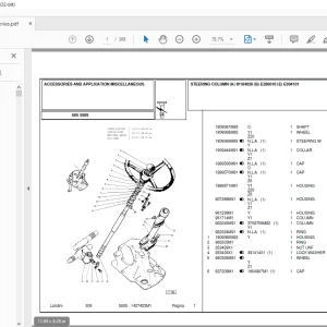 Landini 5505 Tractor Parts Manual - PDF DOWNLOAD