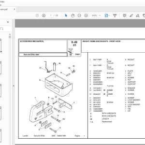Landini 5865 Tractor Parts Manual - PDF DOWNLOAD