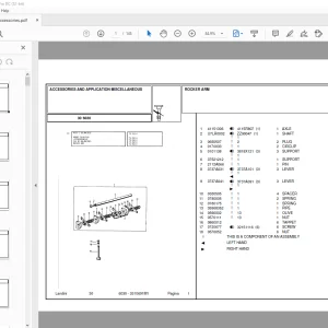 Landini 6030 Accessories Parts Manual - PDF DOWNLOAD
