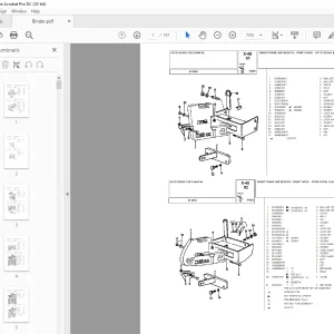 Landini 6060 Tractor Parts Manual  - PDF DOWNLOAD