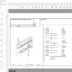 Landini 6550 Accessories Parts Manual - PDF DOWNLOAD