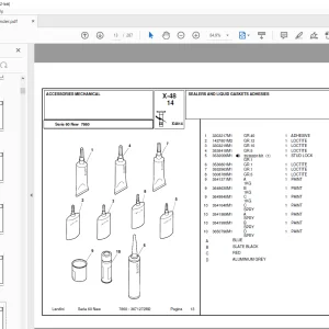 Landini 7860_New Tractor Parts Manual  - PDF DOWNLOAD