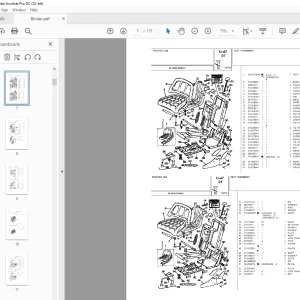 Landini 8860 Tractor Parts Manual  - PDF DOWNLOAD