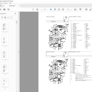 Landini 9880 Tractor Parts Manual - PDF