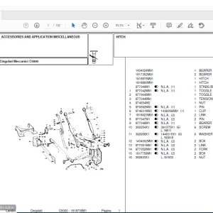 Landini Accessories C5000 Tractor Parts Manual -  PDF DOWNLOAD