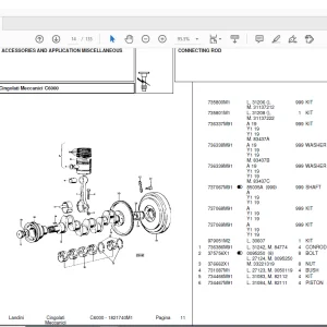 Landini Accessories C6000 Tractor Parts Manual  - PDF DOWNLOAD