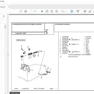 Landini Accessories Frutteti_5560F Tractor Parts Manual  - PDF DOWNLOAD