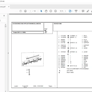 Landini Accessories Frutteti_6030L Tractor Parts Manual - PDF DOWNLOAD
